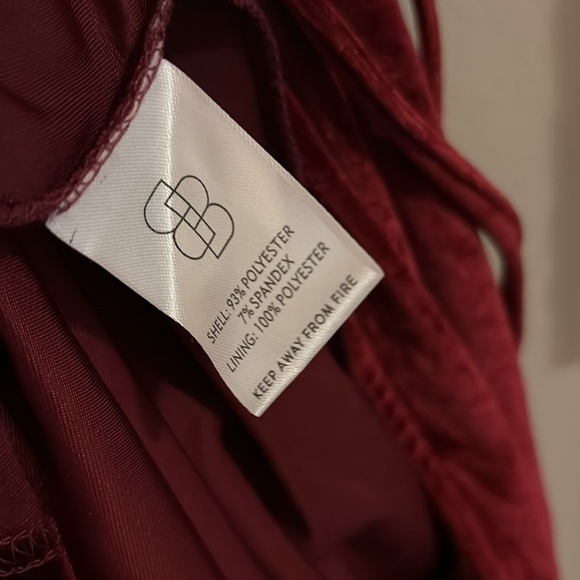 Baltic Born Red Velvet Gown - NWT - size small - wrap dress- maxi - Picture 5 of 7